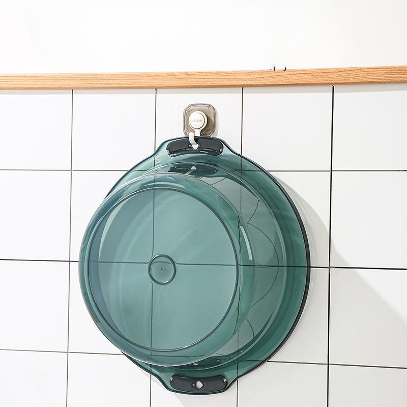 Student Dormitory Laundry Basin - Antibacterial Basin - Household Large-sized Plastic Basin - Double Ear Basin - Thick and Durable