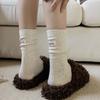 Socken Re Baumwolle Stapelsocken Trend Saison Ideen Garn Ferse Stoffetikett Buchstabe Baumwolle Mittellange Socken