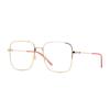 Gucci optical glasses [Available Prescriptions] Love Parade GG Logo Modern Plain Square Gold F glasses case (random size and color) + glasses cloth