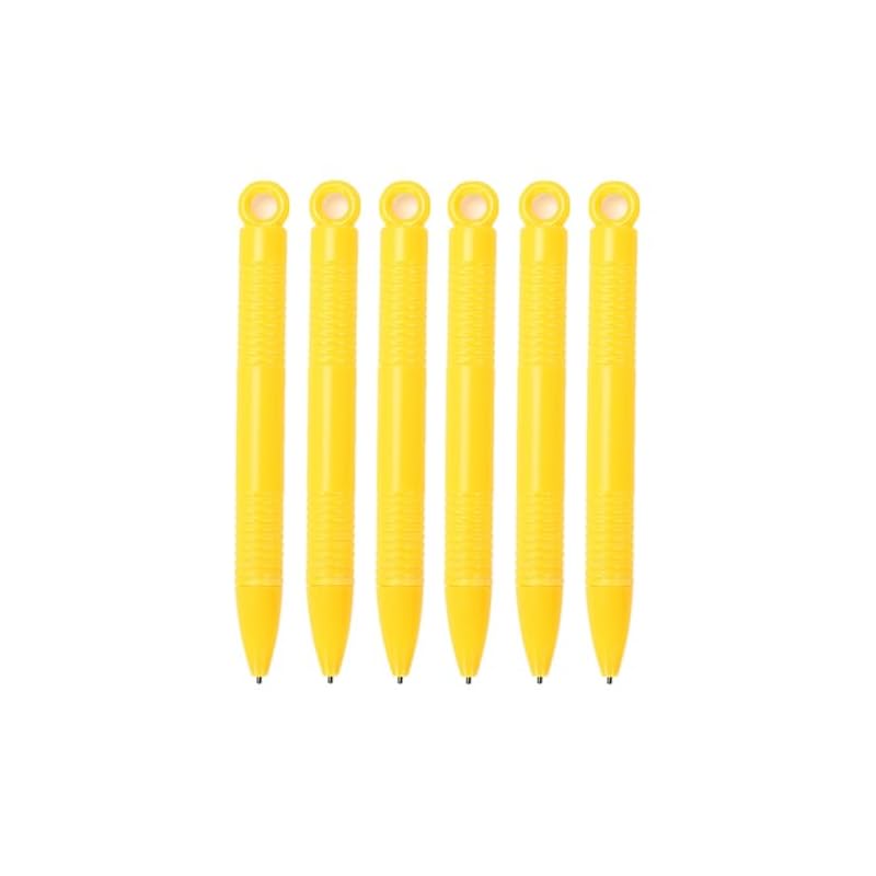 Samcos Magnetische Zeichenstifte, Set mit 6 Stück, Kunststoff-Stylusstifte für Zeichenbretter, Wiederverwendbar, Kritzeln, Malen, Ersatz-Kunstwerkzeuge, Kinderspielzeug,