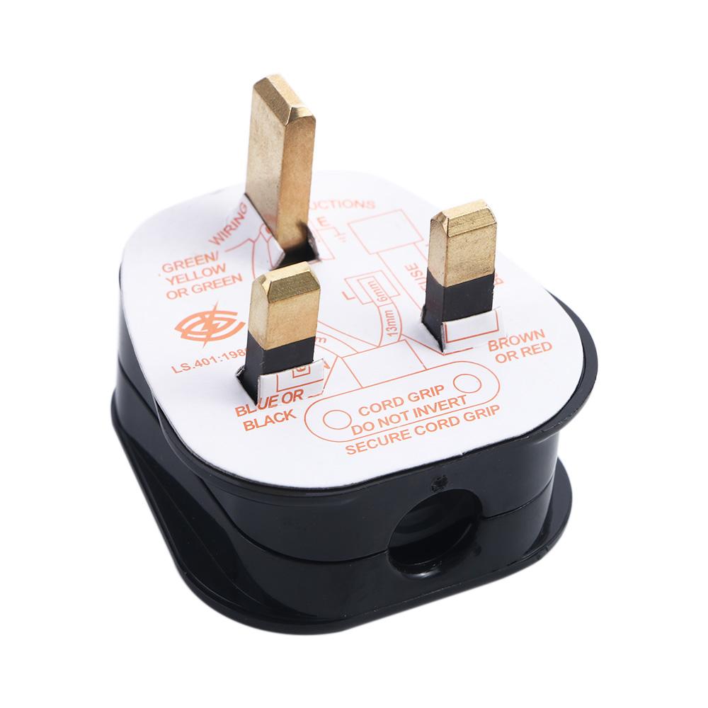 Detachable With Fuse 3 Cores Hardware Accessories Assembled Triangle Wiring Head Converters Power Plug Adapter