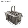 High Temperature Resistant Dishwasher Utensil Holder Practical Dishwasher Storage Solution for Space Optimization