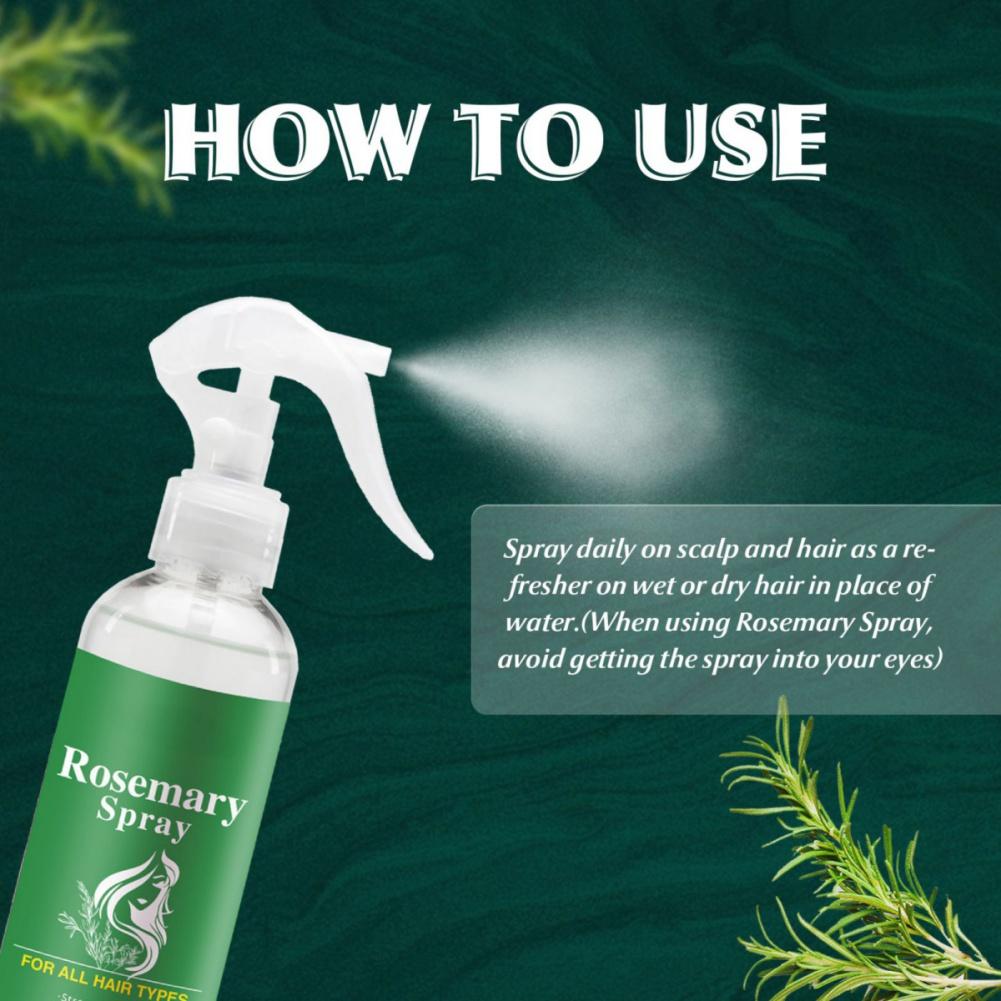 Rozmarynowy Spray Pielęgnacyjny Wzmacnia Odżywia Dodaje Objętości Włosom