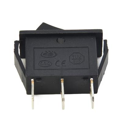 Rocker Switches 12V 16A 250VAC 1pcs 3 Position Black