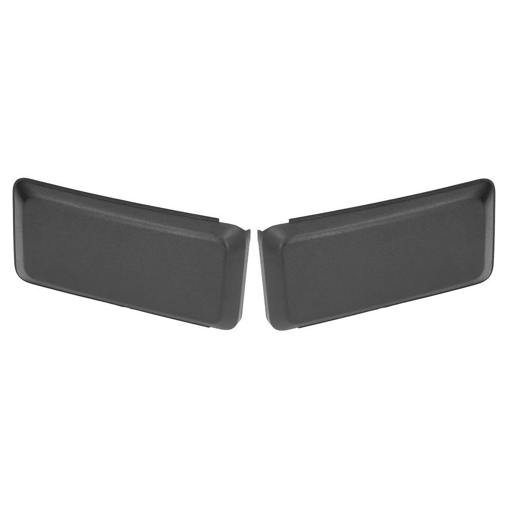 Front Bumper Pads Guards Left Right Side Insert Caps with Buckle Black ABS Replacement for F150 2018‑2020