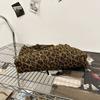 Borse a Spalla in Tela Mimetica da Donna Grande Capacità Borse a Tracolla Leopardate Unisex Pacchi Cott Stile Coreano Borse da Giorno Casual