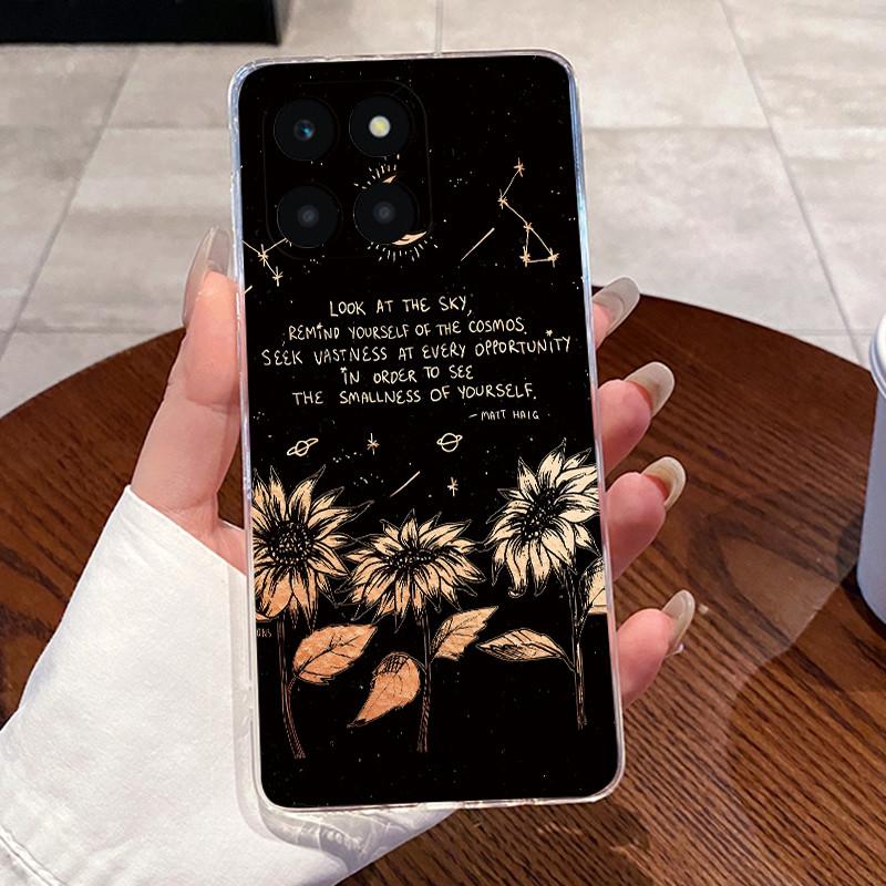Jelly Casing For Honor X6A Plus HonorX6A X6C Fundas Clear Silicone Soft TPU Back Cover Cute Cat Rabbit Heart Protective Case
