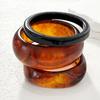 3/4 Pcs Thickened Irregular Resin Bracelet Wide Cuff Bracelet Set Exaggerated Chunky Bangles  Gifts