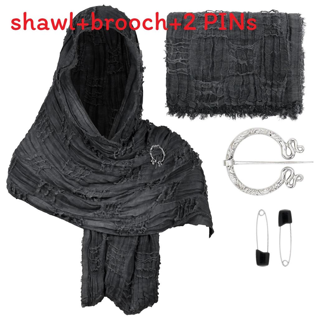 Cotton Linen Shawl With Geometric Pattern And Fringe For Casual Summer Wear