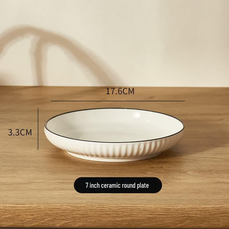 Japanese Style Linglong Ceramic Plate