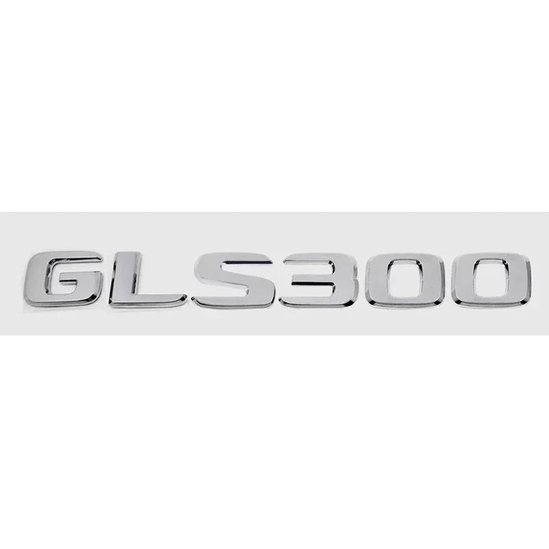 Car Digital Alphabet Trunk Emblem Badge Decal for Mercedes Benz GLS200 GLS250 GLS260 GLS300 GLS320 GLS350 GLS500 GLS550 GLS600