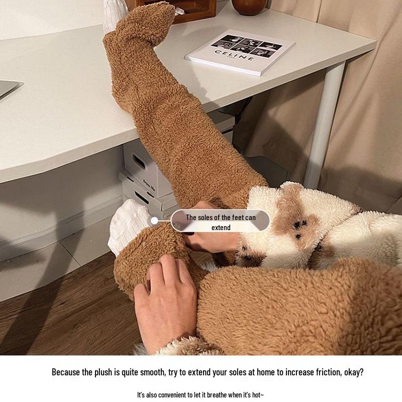 Women's Winter Quilt Warm Foot Socks: Elderly Nighttime Cold Feet Solution