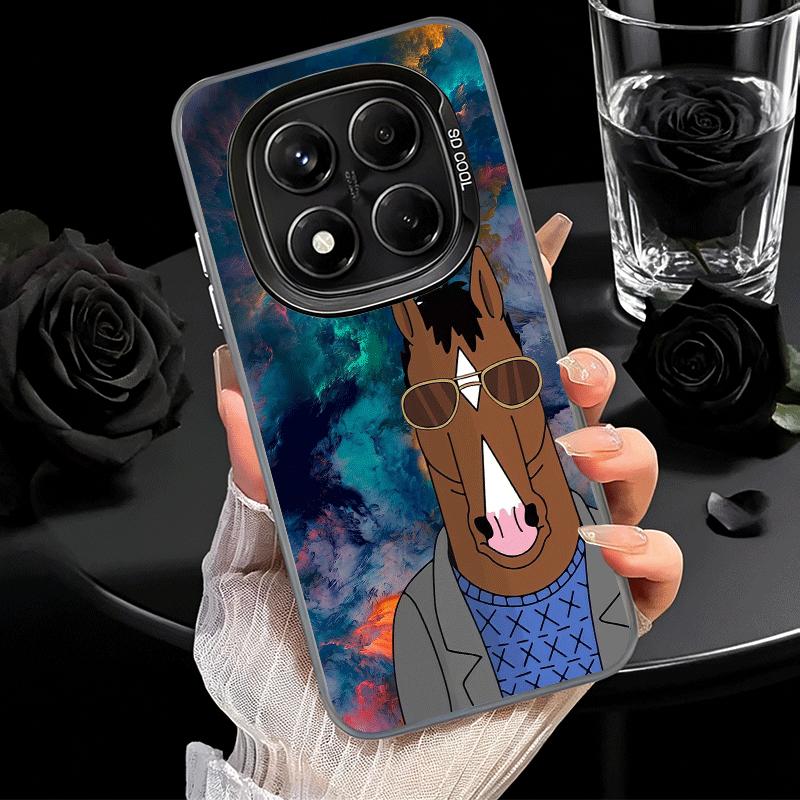 B-BoJack H-Horseman Funny Shockproof Phone Case for Xiaomi Redmi Note 15 14 13 12 Pro Plus 11 11S 11T 5G Cover Anti Fall Fundas