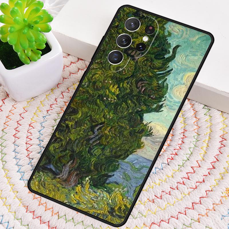 Blossom-Gogh Phone Case for Samsung Galaxy note 10 pro S26 Ultra S23 S24 FE S25 S21 S22 PLUS shockproof Cove