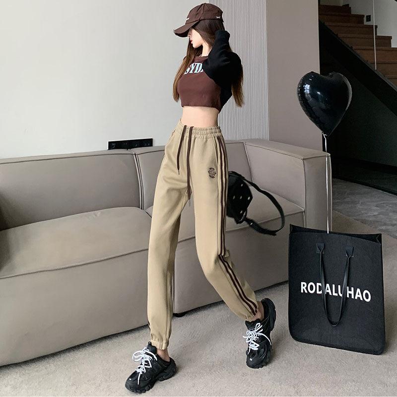 Повседневные брюки-шароварыЖенские спортивные штаны 2024 Весна и осень Новые модные — фото 7