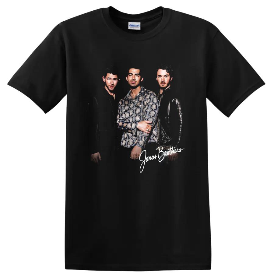 Jonas Brothers Nick Joe Kevin Gruppo Pop Concert Live Maglietta Regalo Fan Tee