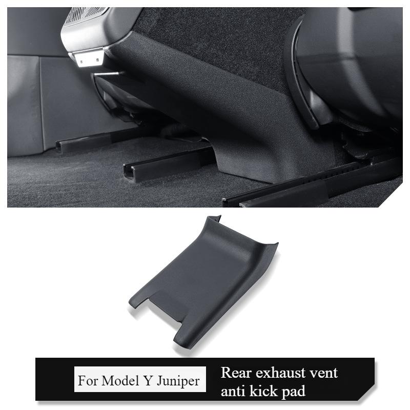 

For Tesla Model Y Juniper 2025 Back Kick Panel Cover TPE Rear Seat Child Anti-Kick Board Anti Dirty Kickproof Mats Accessories