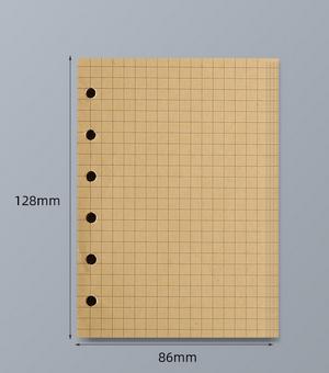 45 Sheets A5 A6 A7 Loose Leaf Notebook Refill Spiral Binder Inner Page Line Blank craft Grid Inside Paper Stationery