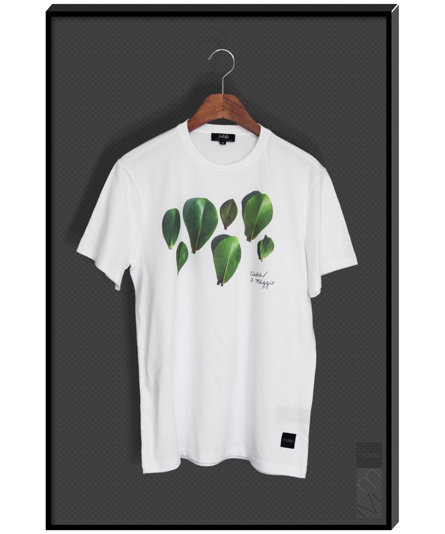 Bellepa Clusia Designer T-Shirt Short Sleeve T-Shirt White/M