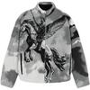 REPRESENT Mascot-print Fleece Jacket MLM1026-286