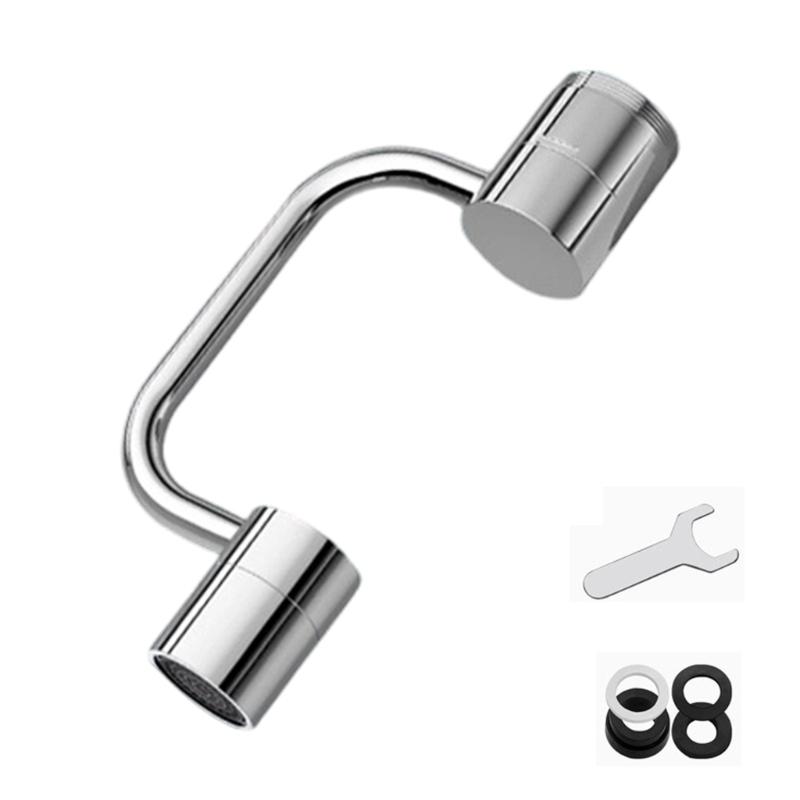 

Steel Mechanical Arm Faucet Extension with Not Splash Designs Universal Tap Extension for Home & Commercial Use