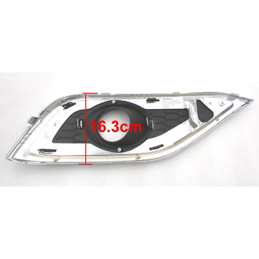 För Honda CRV 2012 2013 2014 Främre dimljusram Dimljusskydd Främre stötfångargrill Dekorativt skydd med