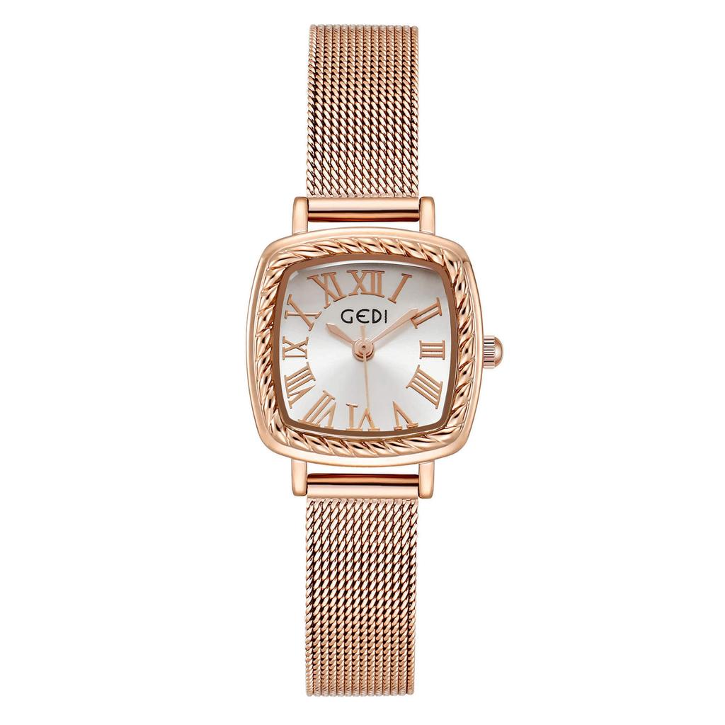 Retro Versatile Women'S Watch Niche High-End Quartz Watch Women'S Waterproof Medieval Watch