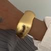 DIEZI Exaggerated Irregular Heavy Metal Bangles Fashion Vintage Hip Hop Geometric Bangles Bracelets For Women Men Party Jewelry