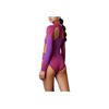 Adidas X Rui Zhou Collaboration FW23 Hollow Design Sports Bodysuit Women Bodysuit Bright-Purple IB1256