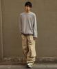 BOUNDARY Multi-Pocket Shirred Nylon Pants [Beige]