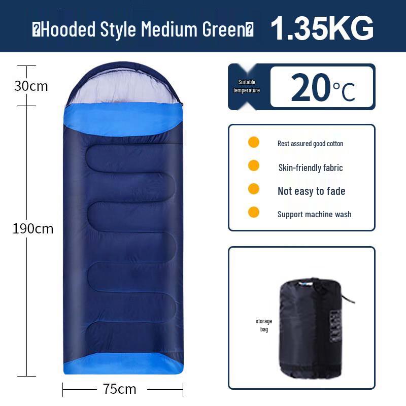 

OEING Adult Outdoor Sleeping Bag 190+30x75cm