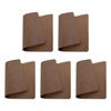 Leather Washable Placemats Set of 5 Non Slip Heat Resistant Table Mats