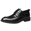Neue Wenzhou Lederschuhe Herren Echtleder Britischer Stil Herrenschuhe Innenerhöhung Businesskleid Übergröße Hochzeit Derby Schuhe Herbst
