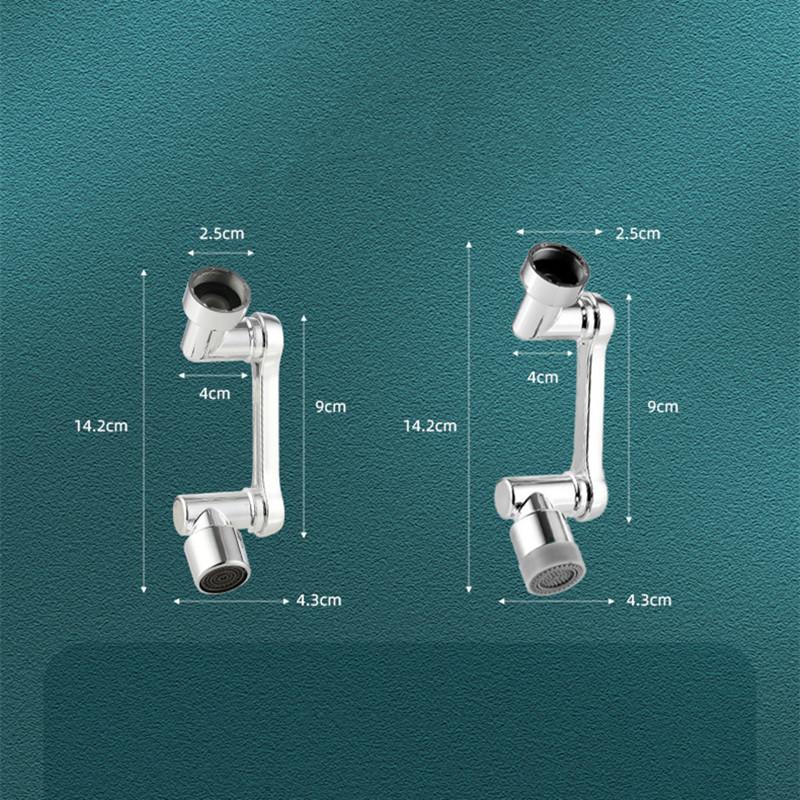 Mechanischer Arm Universalhahn 1080 Grad Wasserhahn Badezimmer Waschbecken Wasserhahn Bubbler Einzelgetriebe Doppelgetriebe optional