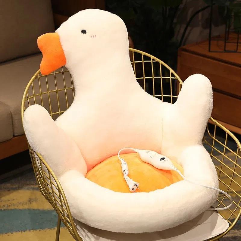 Electric Heating Cushion Heating Chair Cushion Cushion Office Sedentary Chair Cushion Lumbar Cushion Backrest One Fart Cushion Winter Thick