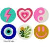 DIY Smiley Face Pattern Punch Needle Embroidery Coaster Suitable For Beginners Handmade Embroidery Set Room Decoration Gift
