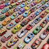 Tinplate Pull-Back Off-Road Car & Airplane Toy for Children - Simulation Model