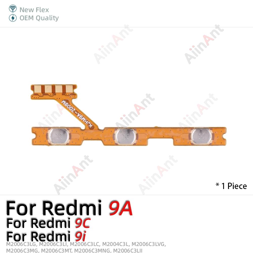 OEM Up Down Button Mute key Switch On Off Volume Power Flex Cable For Xiaomi Redmi Note 6 7 8 9 7A 9A 9T 8T 9s 9C 9i Pro Max 5G