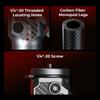 SmallRig Camera Carbon Compact Camera Folds Down To Weight Height Maximum Load Capacity Ball 5564 166.5cm Monopod, Fiber, Monopod, 68cm, 1.72kg,