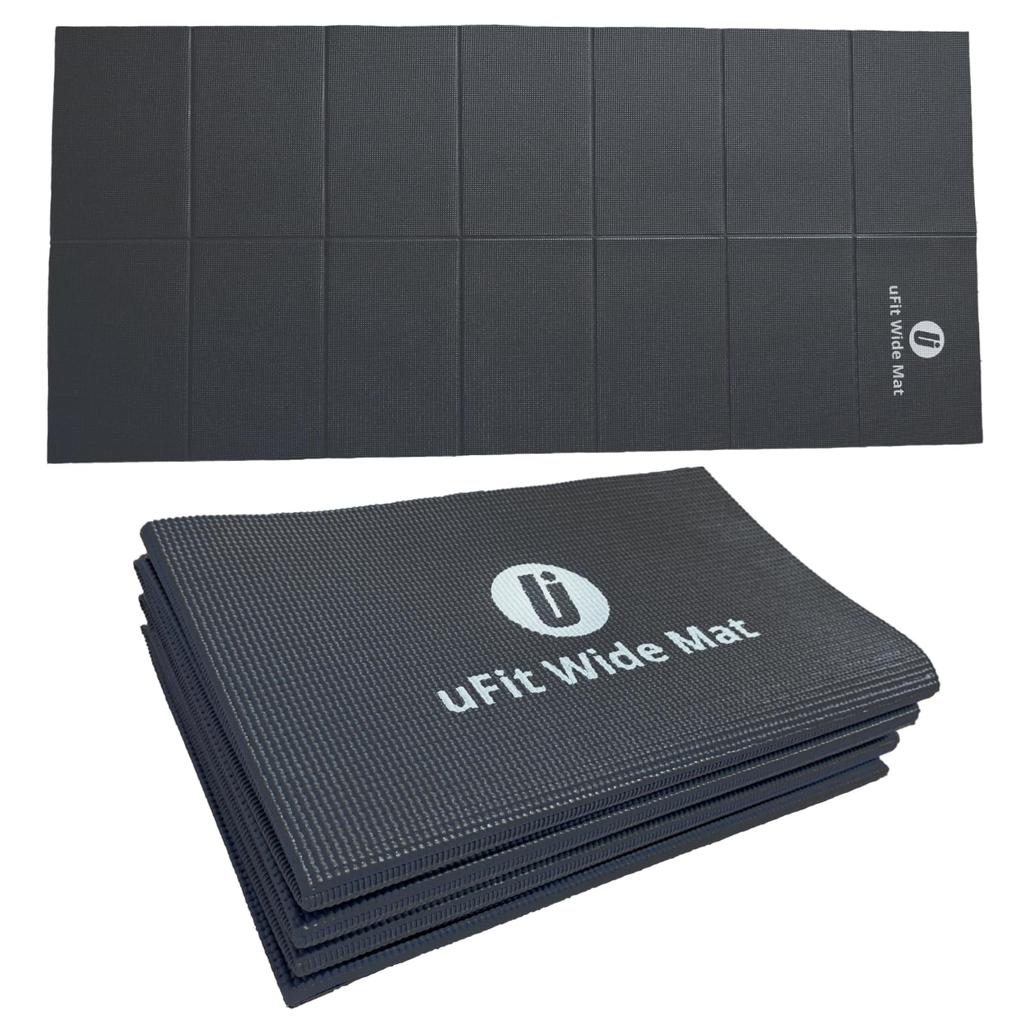 uFit a foldable yoga mat with a 6mm wide and foldable 90cm x a favorite of professional athlete Jun Made of odorless PVC with memory foam for easy