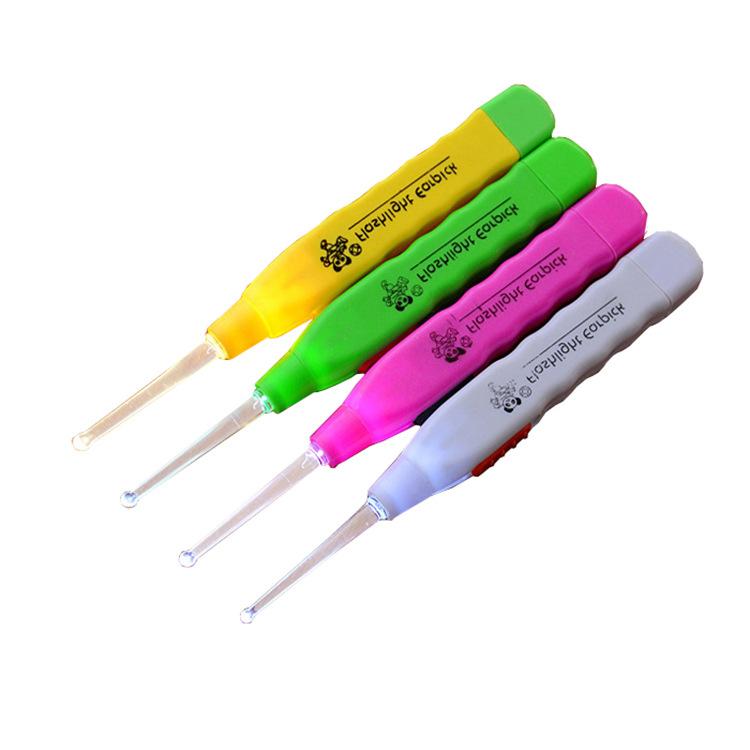 Cucchiaini luminosi per le orecchie, cucchiaini per le orecchie, nuovi cucchiaini per le orecchie, cucchiaini per le orecchie per bambini, pulitori per orecchie antiscivolo