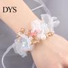Wrist Corsage Elegant Comfortable Touch Anti-Wear Bride Bridesmaid Bracelet Flower for Wedding Engagement