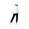 Skechers Laughing Monster Casual Series Versatile Knitted Loose Long Sleeve Sweatshirt Unisex sweatshirt Cotton-Candy-White L424U065-0074