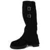 Fashion Autumn Winter Designer Buckle Strap Women Knee High Boots Fashion THick Heels Comfortable Long Botas