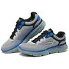 Skechers Go Run 7.0 Comfortable Versatile Breathable Low-Top Casual Running Shoes Men Sneaker Gray Blue 220644-GYBL