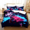 3D Print Kiriko Heads Overwatch 2 Bedding Set Duvet Cover Bed Set Quilt Cover Pillowcase Comforter king Queen Size Boys Adult