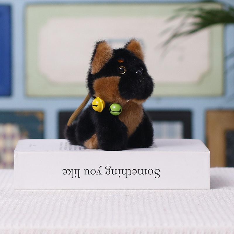 Small Puppy Plush Keychain With Soft Short Plush For Bag Accessories And Gifting