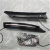 Compatible With Mercedes W206 B Style Front Inserts With LED Locating Light C Class C200 C300e C400e C43 2021-2023 Foglamp Grille LED Trim