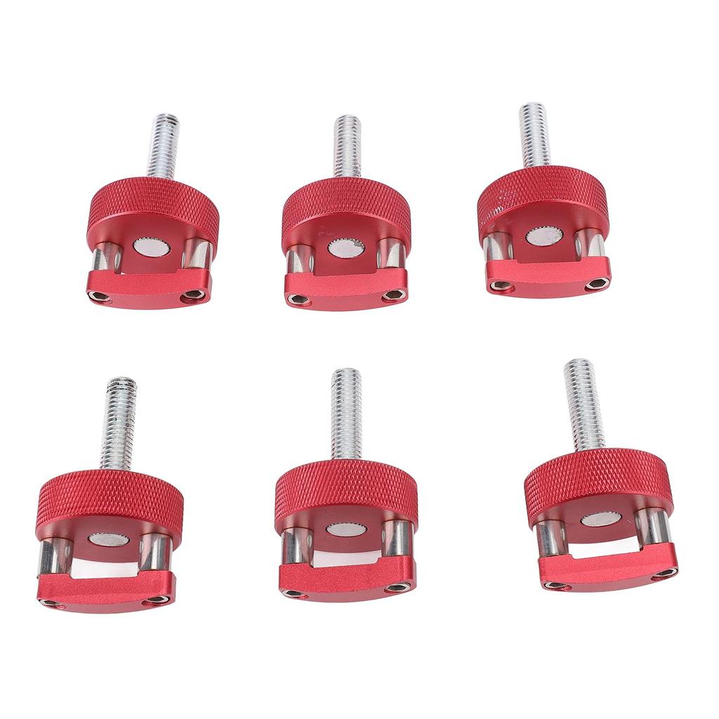 Fastener Thumb Screws Integrated D Ring Aluminum Alloy Anodized Quick Removal Thumb Screw Replacement for JK JL JT