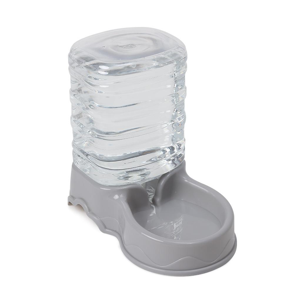 

Pet Supplies For Dog Water Drinking Corner Dog Bowl Pet Feeder Drinking Bowl Dog Food Dispenser gray-Waterer